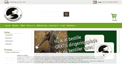 Desktop Screenshot of hundeogkattefodershop.dk